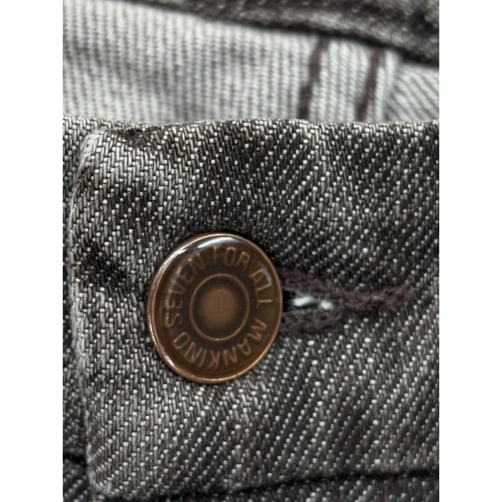 7 for All Mankind 'A' Pocket Jeans Womens‎ 28 Brown Flared Stretch Boho Festival - Picture 8 of 14